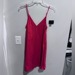 Express linen slip summer dress